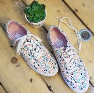 Women's floral Vans - great condition